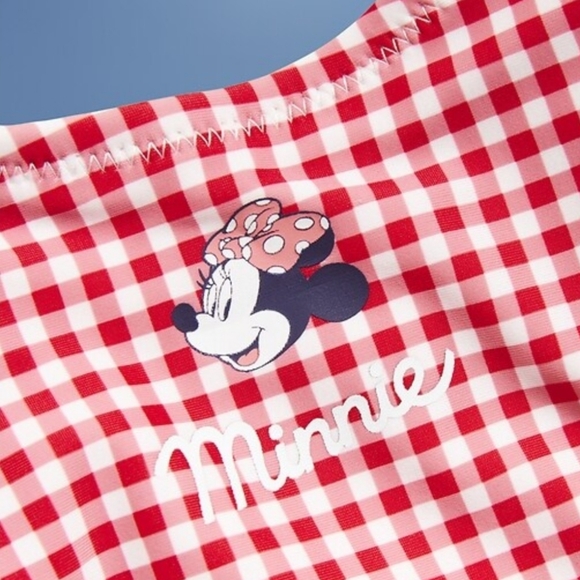 NWT Disney x Old Navy | Minnie Mouse Gingham One-Piece Swimsuit Womens 4X - Picture 4 of 11